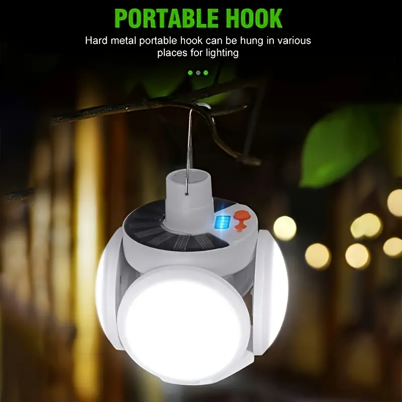 Power Outage Light - 1 luz solar plegable con carga