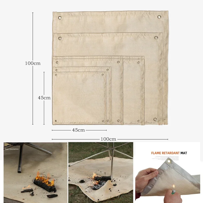 Fire Blanket Kitchen - Nueva estera aislante ignífuga para acampar