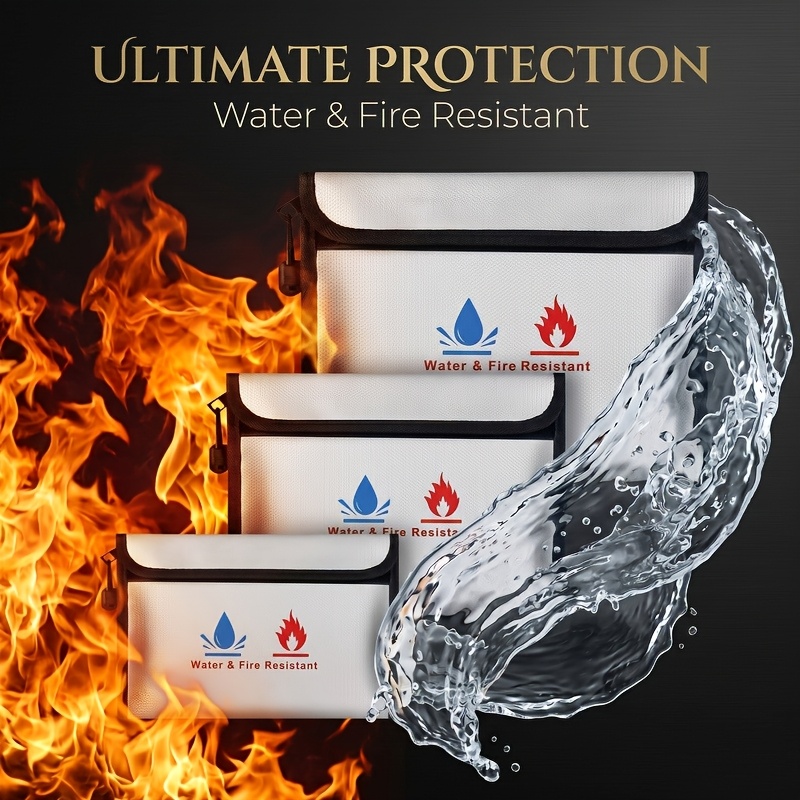 Fire Safe Document - Bolsa para Documentos Resistente al Fuego