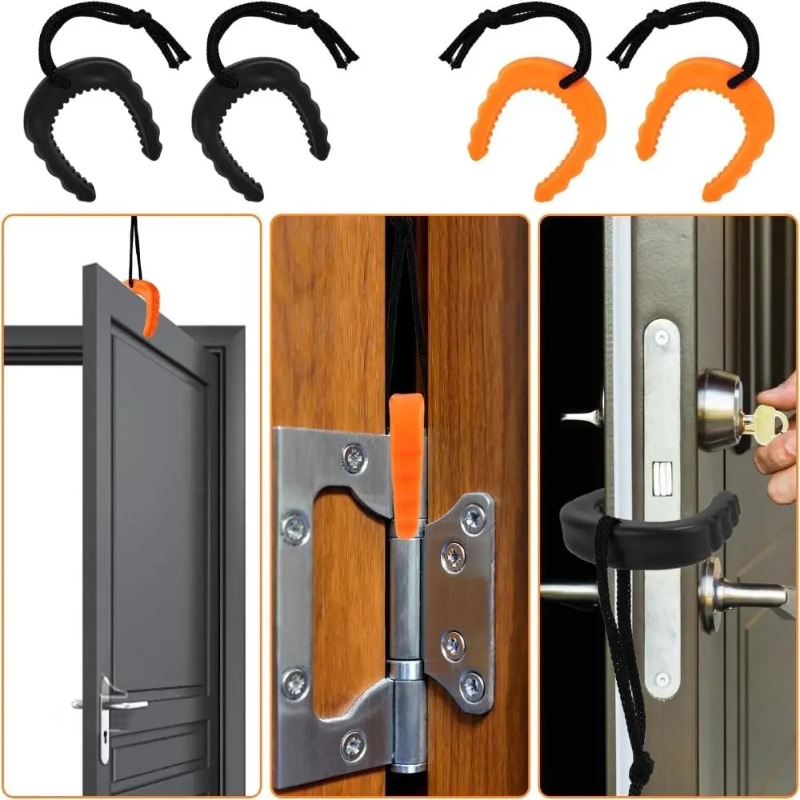 Puerta de goma fácil de usar,  - Door Stop Alarm reseña y precio