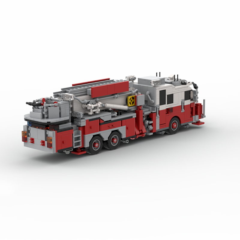 1365 piezas MOC FDNY - Nueva Y - Fire Escape Ladder reseña y precio