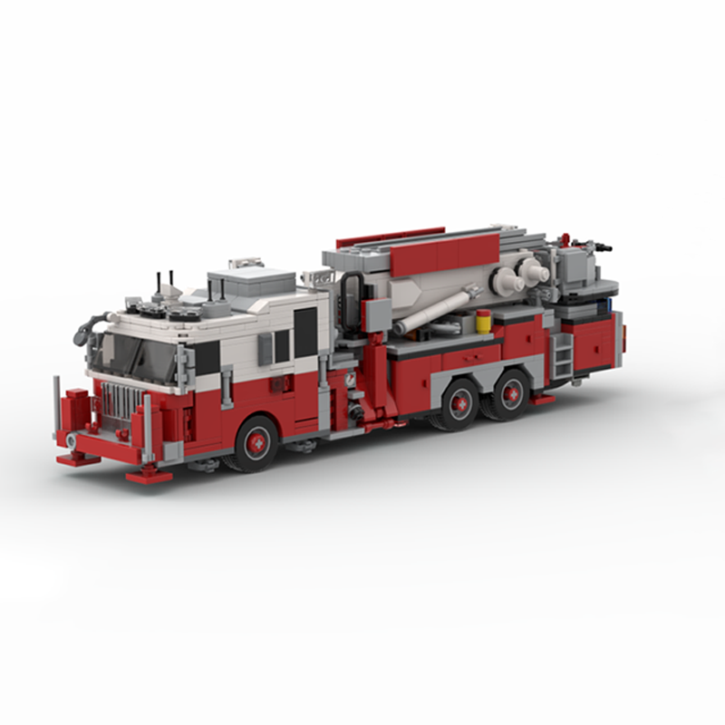 1365 piezas MOC FDNY - Nueva Y - Fire Escape Ladder reseña y precio
