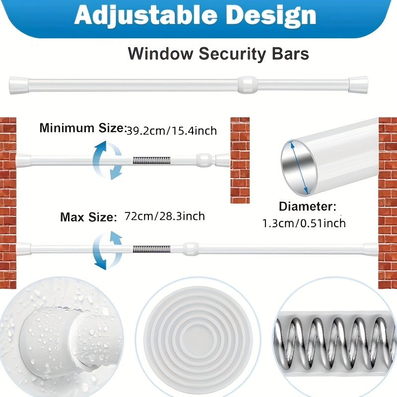 Barra de Seguridad Ajustable p - Window Lock Bar reseña y precio