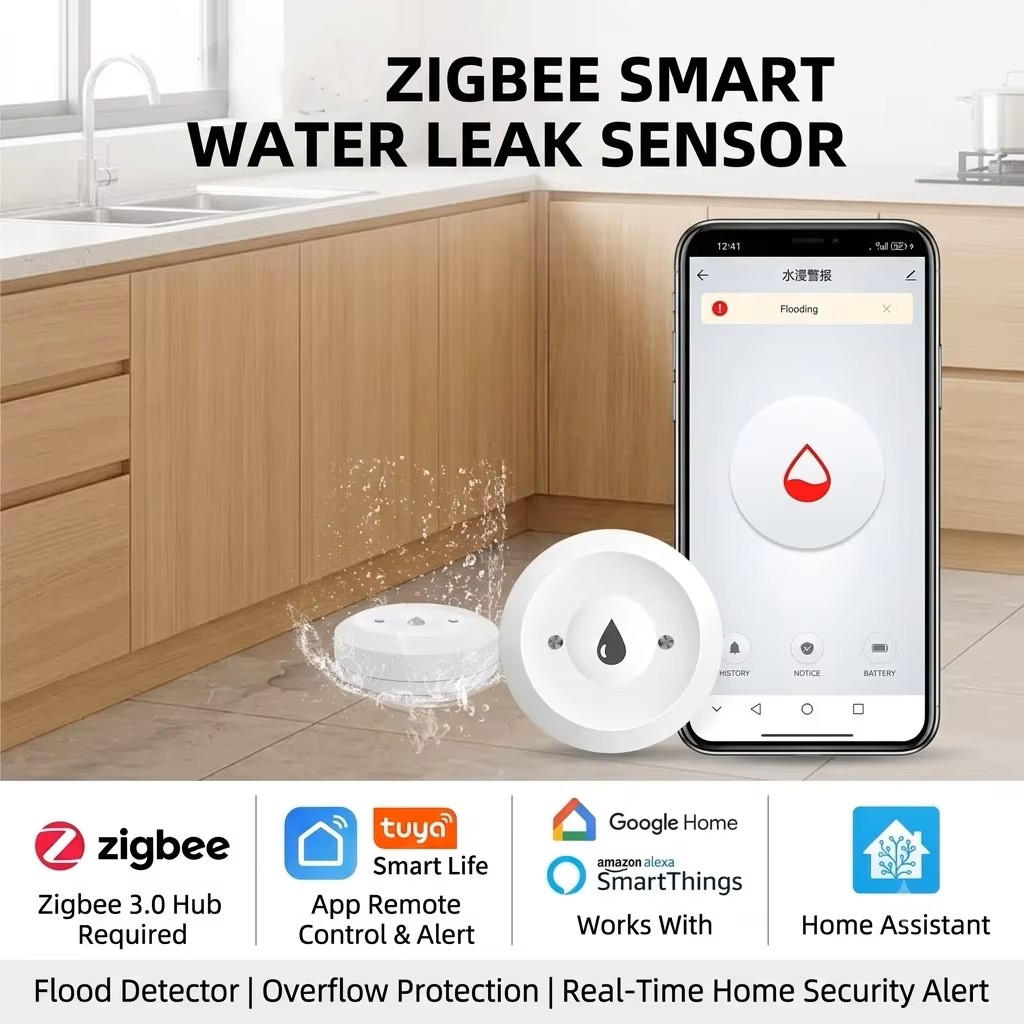Sensor Inteligente de Fugas de - Water Alarm Sensor reseña y precio